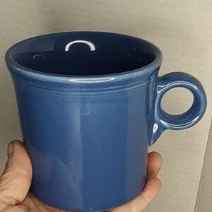 Fiesta Lapis Blue Ring Handle Coffee Mug Homer Laughlin